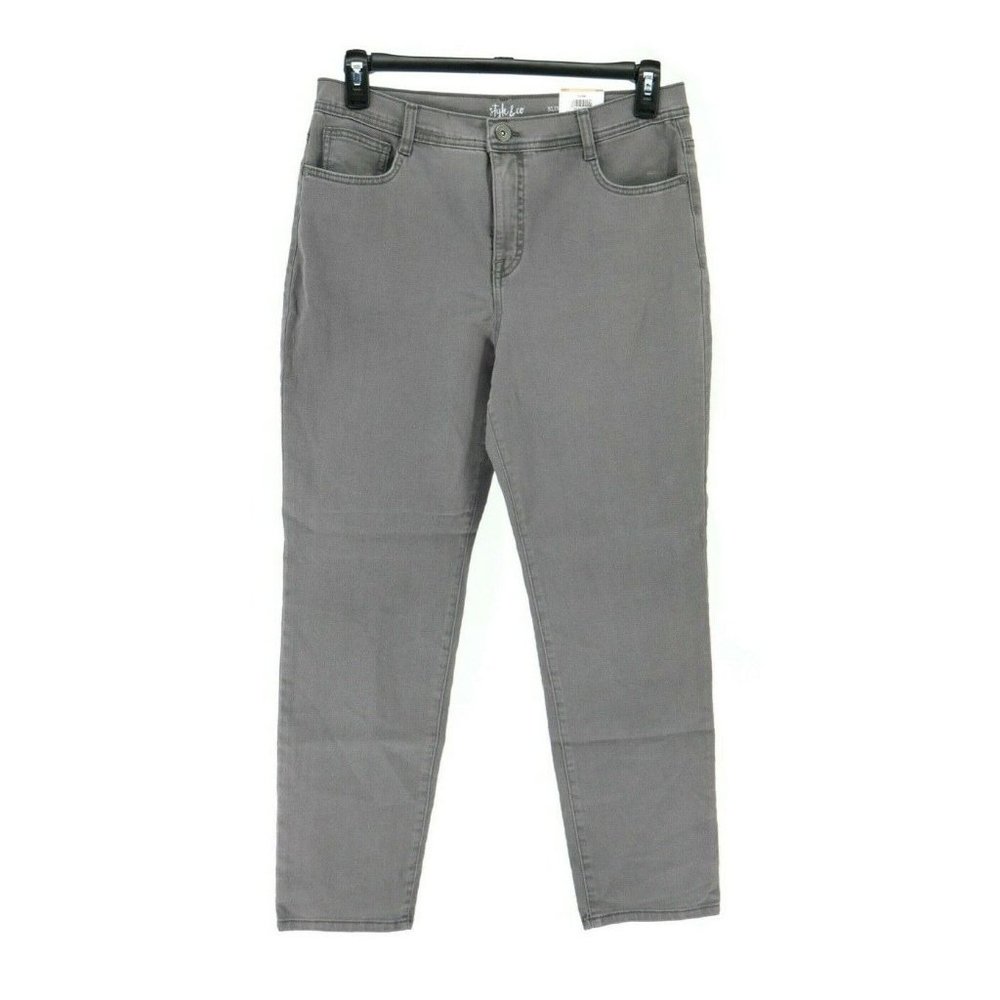 Tummy-Control Slim-Leg Jeans Style & Co Size 12